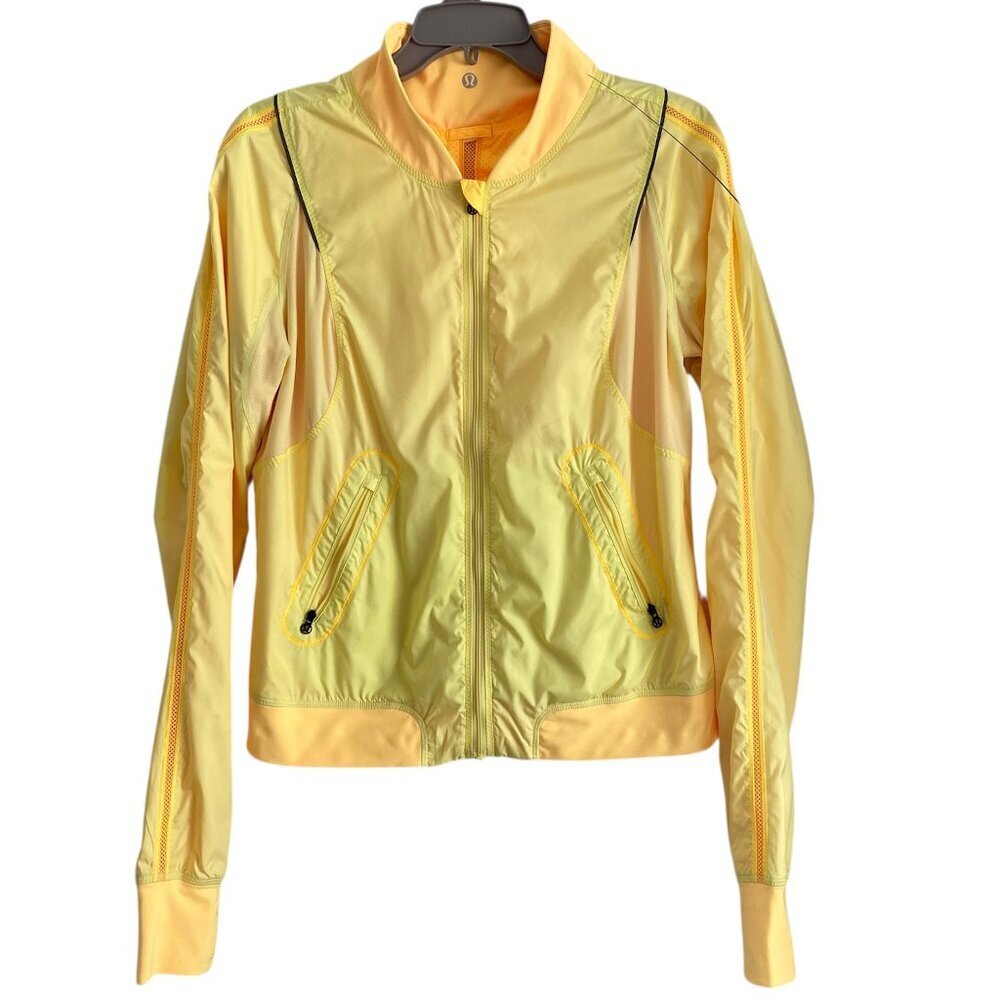 Lululemon Run Two Make It True Reversible Jacket Yellow​​